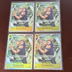Play set Roronoa Zoro (OP15-113) One Piece CCG 6000 Power 4 Cost Character Card - Image 1