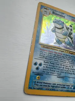 Pokemon Card Blastoise 2/102 Holo Rare Base Set WOTC Played - Image 4