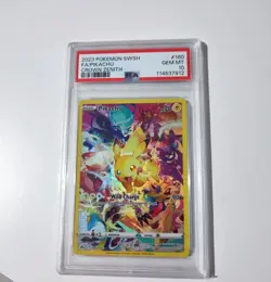 Pikachu Crown Zenith Holo Full Art Secret Rare Card PSA 10 160/159 - Image 2