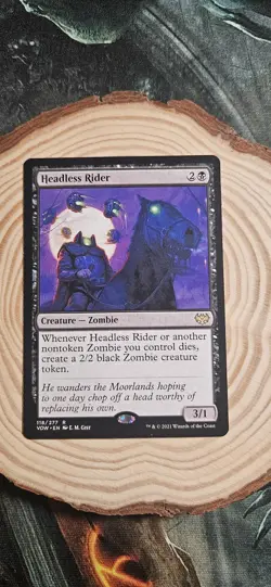 Magic the Gathering Headless Rider Innistrad: Crimson Vow Regular Card - Image 1