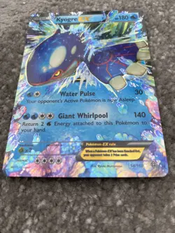 Pokemon EX Kyogre Card 54/160 Primal Clash Ultra Rare Holo NM - Image 3