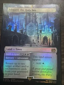 Ishgard the Holy See(Borderless) (Foil) Magic MTG Final Fantasy 0310 - Image 1