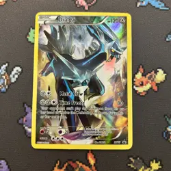 Dialga XY77 NM -Full Art Pokemon Card- Black Star Promo (2z) - Image 1