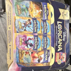 Disney Lorcana TCG Into the Inklands Box Starter Decks Booster Packs Promo Card - Image 1