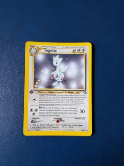 Pokemon TCG Togetic 16/111 Neo Genesis Holo First Edition WOTC Card - Image 1
