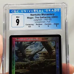 MTG - Judgment - Nantuko Monastery - Foil - Graded - CGC 9 - Image 3