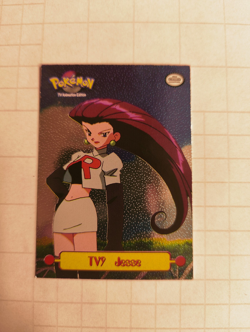 LP! Jesse TV9 Holo Topps Pokemon Series 1 Character Card - Image 1
