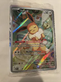 2025 Eevee Prismatic Evolutions ETB Promo Card 173 Fresh In Pack w/Card Dividers - Image 2