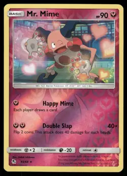 Pokemon Cards Mr. Mime 43/68 Reverse Holo Hidden Fates NM - Image 1