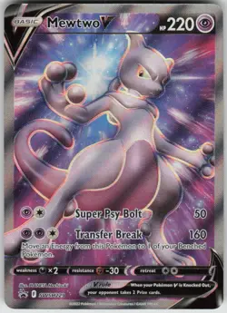 Pokemon Mewtwo V Promo SWSH: Sword & Shield Promo Cards SWSH229 NM - Image 1