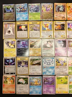 Pokemon - Assorted Japanese Vintage / Mid Era Bulk Bundle HP-Dmg 100 Cards Holos - Image 3