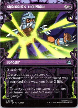 Teenage Mutant Ninja Turtles #232 Shredder's Technique (Showcase) - Image 1