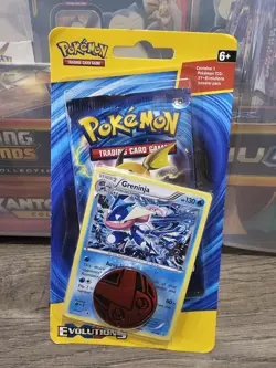 Pokemon XY Evolutions Checklane Blister Booster Pack Greninja 2016 (New Sealed) - Image 1