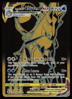 Ice Rider Calyrex VMAX TG29/TG30 Astral Radiance Trainer Gallery Pokemon Card - Image 1