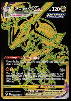 Rayquaza VMAX TG29/TG30 Secret Rare Silver Tempest Trainer Gallery Pokemon Card - Image 1