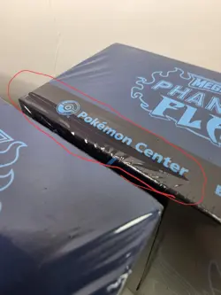 Phantasmal Flames Pokemon Center Exclusive ETB 2x's Ripped-ish Seal - Image 3