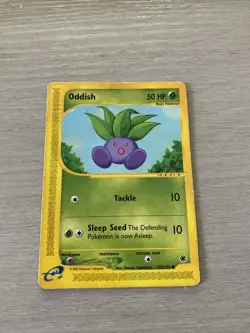 Pokemon Expedition Set Regular Finish Oddish eReader 122/165 NM-MT OC1101 - Image 1