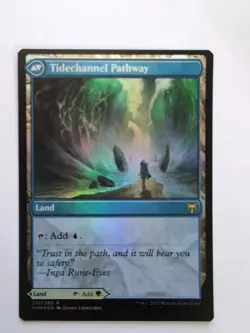 MTG Barkchannel Pathway (KHM) Kaldheim Foil Rare 251/285 - Image 2