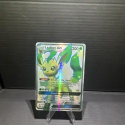 Pokemon TCG Leafeon GX SV46/SV94 Hidden Fates Shiny Vault Holo Stage 1 200 HP - Image 1