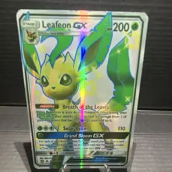 Pokemon TCG Leafeon GX SV46/SV94 Hidden Fates Shiny Vault Holo Stage 1 200 HP - Image 5