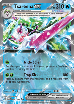 TSAREENA EX 046/182 DOUBLE RARE PARADOX RIFT POKEMON NM/M - Image 3
