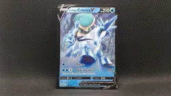 ICE RIDER CALYREX V 045/198 HOLO V RARE CHILLING REIGN POKEMON NM - Image 1