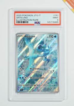 Pokemon PSA 9 Articuno #161 JTG IT Illustration Rare 2025 Italiano - Image 1