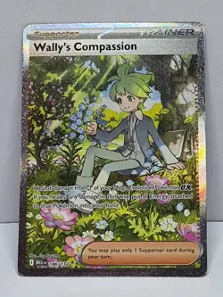 🔥 POKEMON MEGA EVOLUTION🔥 #186/132 WALLYS COMPASSION SPECIAL ILLUSTRATION RARE - Image 1