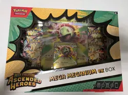 Pokemon Meganium Ascended Heroes EX Box English Promo Booster Mega Evolution - Image 1
