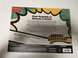 Pokemon Meganium Ascended Heroes EX Box English Promo Booster Mega Evolution - Image 2