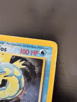 Pokemon TCG Gyarados 6/102 Base Set Holo Rare 100 HP 1999 Wizards English - Image 2