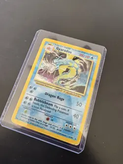 Pokemon TCG Gyarados 6/102 Base Set Holo Rare 100 HP 1999 Wizards English - Image 5