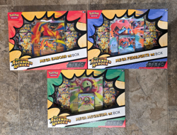 Pokemon TCG Ascended Heroes Set of Mega Ex Boxes Feraligatr Meganium Emboar NEW - Image 1