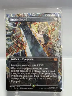 MTG FF Buster Sword (Borderless) 0351 Final Fantasy Regular - Image 1