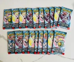 Lot of 19 Sealed 2025 Pokemon Journey Together Booster Packs Scarlet & Violet TC - Image 1