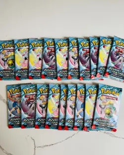 Lot of 19 Sealed 2025 Pokemon Journey Together Booster Packs Scarlet & Violet TC - Image 2