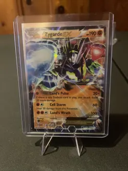 Pokemon Zygarde EX 54/124 Fates Collide Ultra Rare Holo Basic 190 HP - Image 1