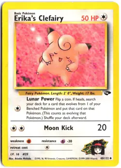 Erika's Clefairy 40/132 Uncommon Gym Challenge Pokemon - Image 1