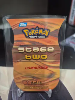 1x Pokemon Advanced Topps Combusken 8 Of 18 Die Cut MP free shipping - Image 2