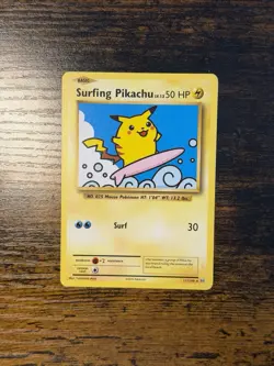 Pokemon Surfing Pikachu 111/108 Evolutions Regular - Non-holo - Image 1