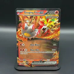 Gouging Fire ex 144 NM SVP: Black Star Promo Pokemon TCG - Image 1