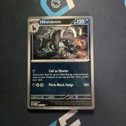 Houndoom (Poke Ball Pattern) 063/131 Sv: Prismatic Evolutions Holo Pokemon TCG - Image 1
