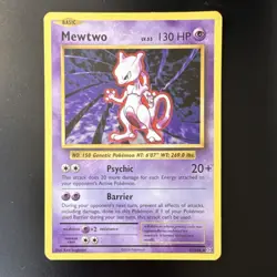 Pokemon Mewtwo Star 103/110 Holon Phantoms Ultra Rare Holo Psychic 80 HP - Image 1