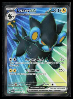 Luxray ex 195/167 Ultra Rare Twilight Masquerade Pokemon NM - Image 1