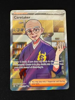 Pokemon Caretaker 203/167 Sv06: Twilight Masquerade Holo (NM) - Image 1