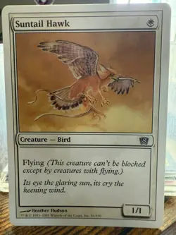 MTG Magic the Gathering 8th Edition Suntail Hawk - Image 1
