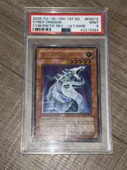 Yu-Gi-Oh! Cyber Dragon CRV 1st Ultimate PSA 9 - Image 1