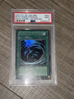 Yu-Gi-Oh! Mystical Space Typhoon MRL 1st PSA 9 - Image 1