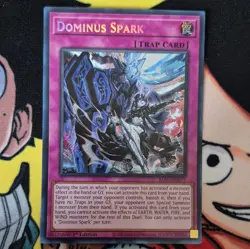 Yu-Gi-Oh! TCG Dominus Spark Secret Rare 1st Edition BLZD-EN077 - Image 1
