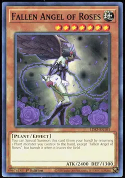 Fallen Angel of Roses LDS2-EN103 Legendary Duelists: Season 2 Yu-Gi-Oh NM - Image 1